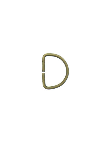 Anello a D 20 mm - Bronzo