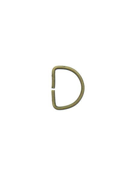 Anello a D 20 mm - Bronzo