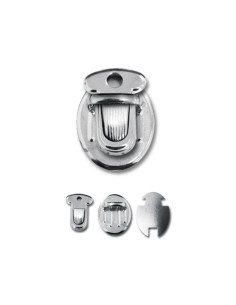 Chiusura mini per cartella 25 x 18 mm - Argento