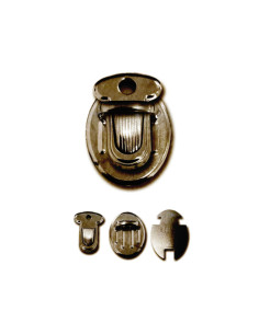 Chiusura mini per cartella 25 x 18 mm - Bronzo