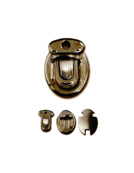 Chiusura mini per cartella 25 x 18 mm - Bronzo