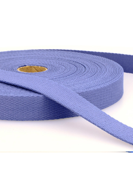 Cinghia in cotone per borse - Blu lavanda