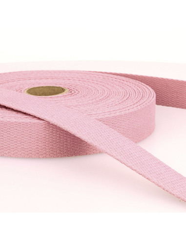 Cinghia in cotone per borse - Rosa antico