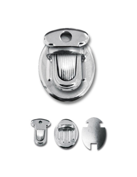 Chiusura per cartella 33 x 25 mm - Argento
