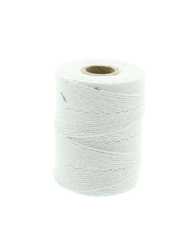 Corda di cotone macramè 2 mm - Bianco