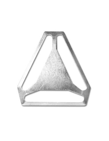 Croce per bretelle - Argento 30 mm