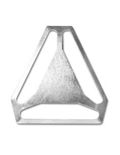 Croce per bretelle - Argento 36 mm