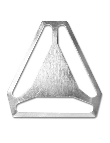 Croce per bretelle - Argento 40 mm