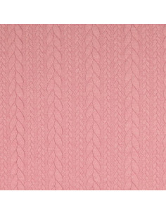 Tessuto felpato intrecciato - Rosa antico