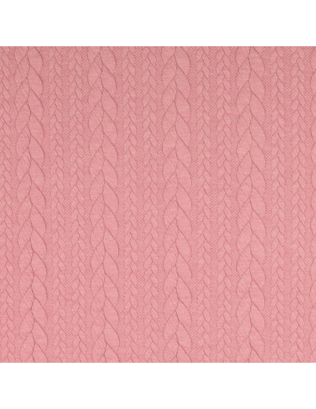 Tessuto felpato intrecciato - Rosa antico