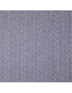 Tessuto felpato intrecciato - Grigio tempesta