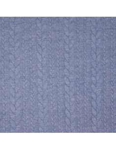 Tessuto felpato intrecciato - Denim
