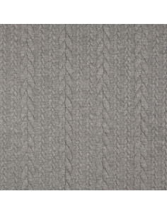 Tessuto felpato intrecciato - Grigio scuro