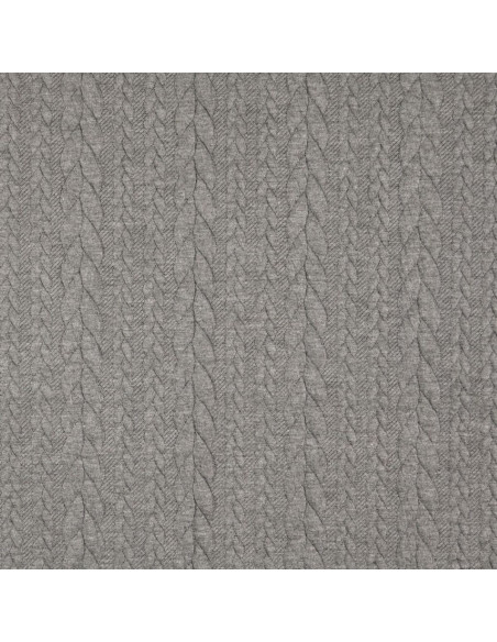 Tessuto felpato intrecciato - Grigio scuro