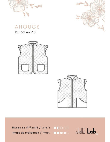 Modello di gilet Anouck - Joli Lab