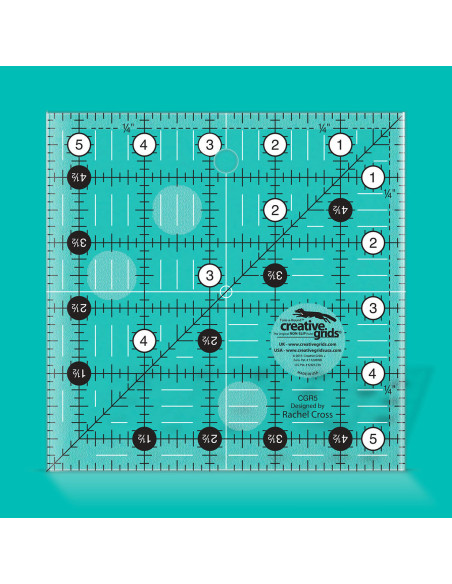 Righello quadrato per quilting 5.5" x 5.5" Creative Grids