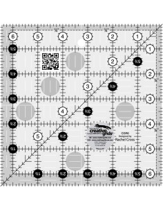 Righello quadrato per quilting 6.5" x 6.5" Creative Grids