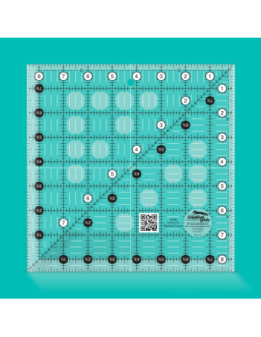 Righello quadrato per quilting 8.5" x 8.5" Creative Grids