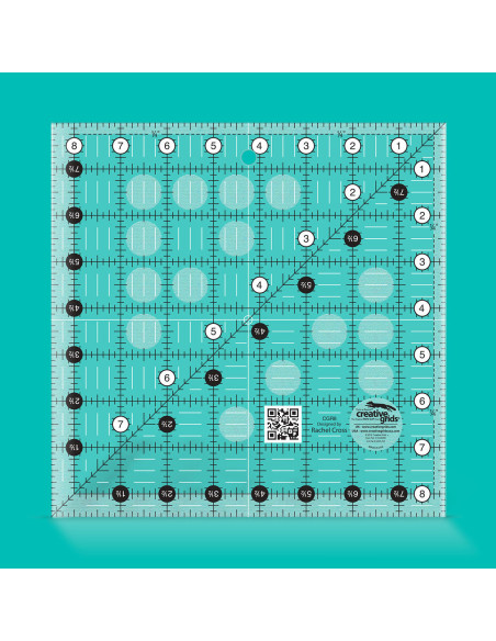 Righello quadrato per quilting 8.5" x 8.5" Creative Grids