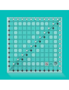 Righello quadrato per quilting 12.5" x 12.5" Creative Grids 2