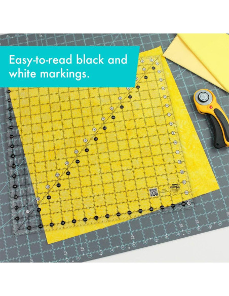 Righello quadrato per quilting 16,5" x 16,5" Creative Grids