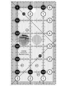 Righello rettangolare per quilting 3.5" x 6.5" Creative Grids
