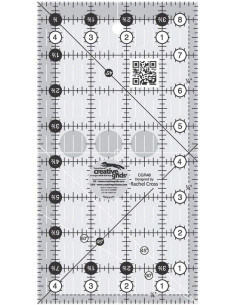 Righello rettangolare per quilting 4.5" x 8.5" Creative Grids