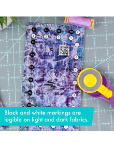 Righello rettangolare per quilting 4.5" x 8.5" Creative Grids 2
