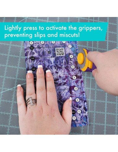 Righello rettangolare per quilting 4.5" x 8.5" Creative Grids