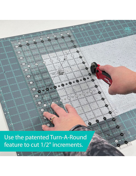Righello rettangolare per quilting 4.5" x 8.5" Creative Grids