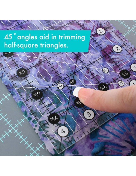 Righello rettangolare per quilting 4.5" x 8.5" Creative Grids