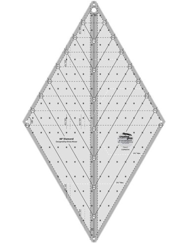 Regola per quilting Diamond 60° Creative Grids