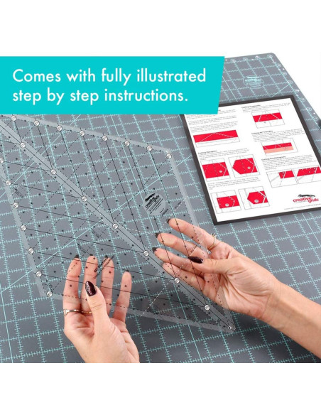 Regola per quilting Diamond 60° Creative Grids