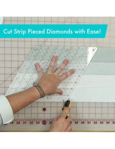 Regola per quilting Diamond 60° Creative Grids