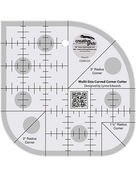 Regola Multi-Size Curved Corner Cutter Creative Grids