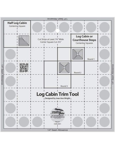 Regola 8" Log Cabin Trim Tool Creative Grids