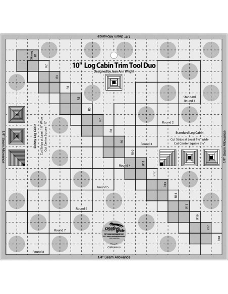 Regola Log Cabin Trim Tool Duo Creative Grids