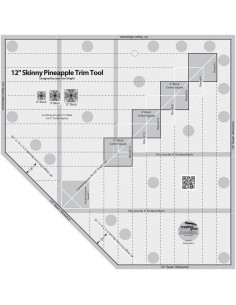 Righello 12" Skinny Pineapple Trim Tool Creative Grids