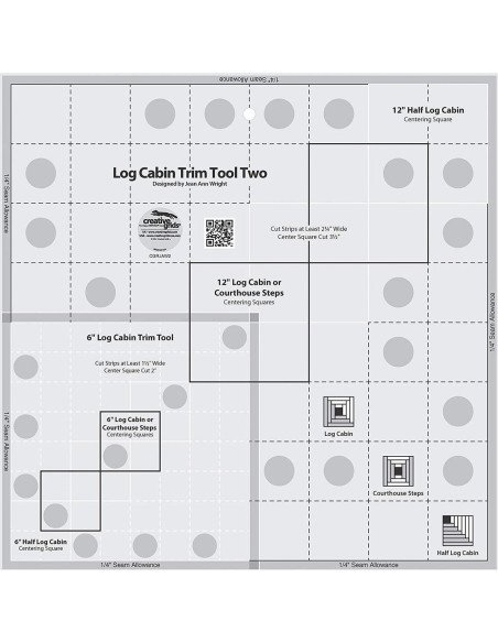 Regola Log Cabin Trim Tool Two Creative Grids