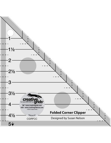 Righello Folded Corner Clipper Creative Grids