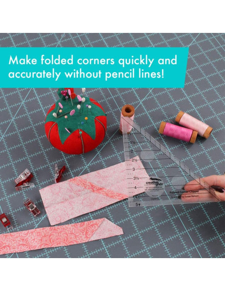 Righello Folded Corner Clipper Creative Grids