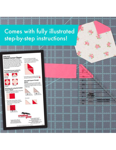Righello Folded Corner Clipper Creative Grids