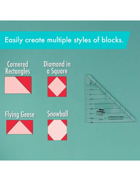 Righello Folded Corner Clipper Creative Grids