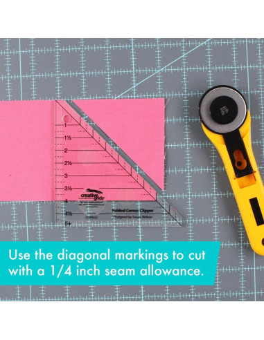 Righello Folded Corner Clipper Creative Grids
