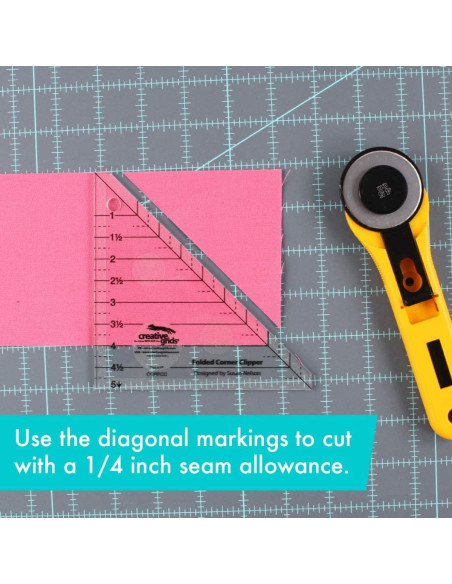 Righello Folded Corner Clipper Creative Grids