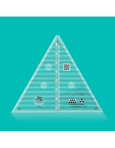 Regola triangolo 60° 8" Finished Size Creative Grids