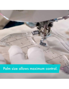 Righello Elvira Machine Quilting Tool Creative Grids 2