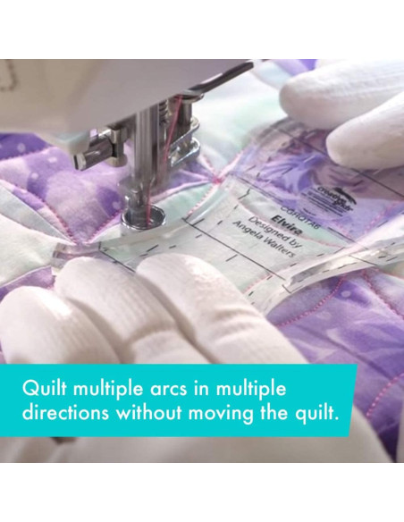 Righello Elvira Machine Quilting Tool Creative Grids