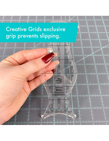 Righello Elvira Machine Quilting Tool Creative Grids