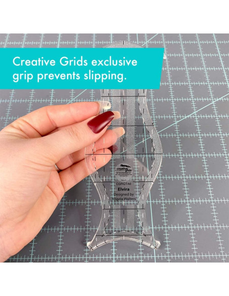 Righello Elvira Machine Quilting Tool Creative Grids